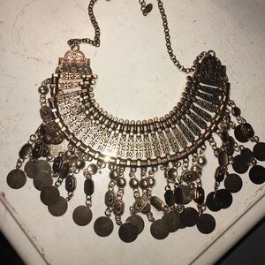 Aldo Gold Statement Necklace